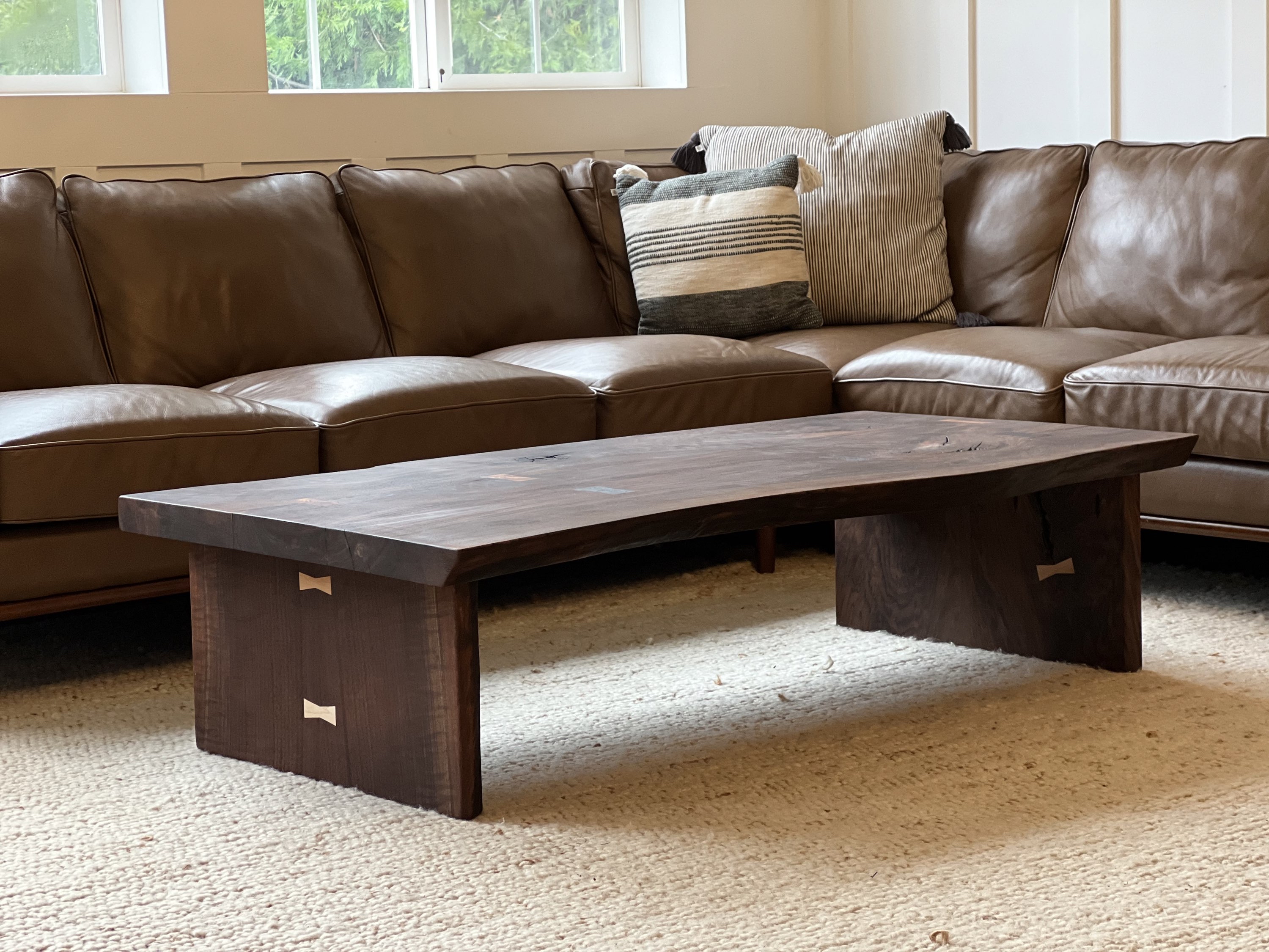 Live edge coffee table