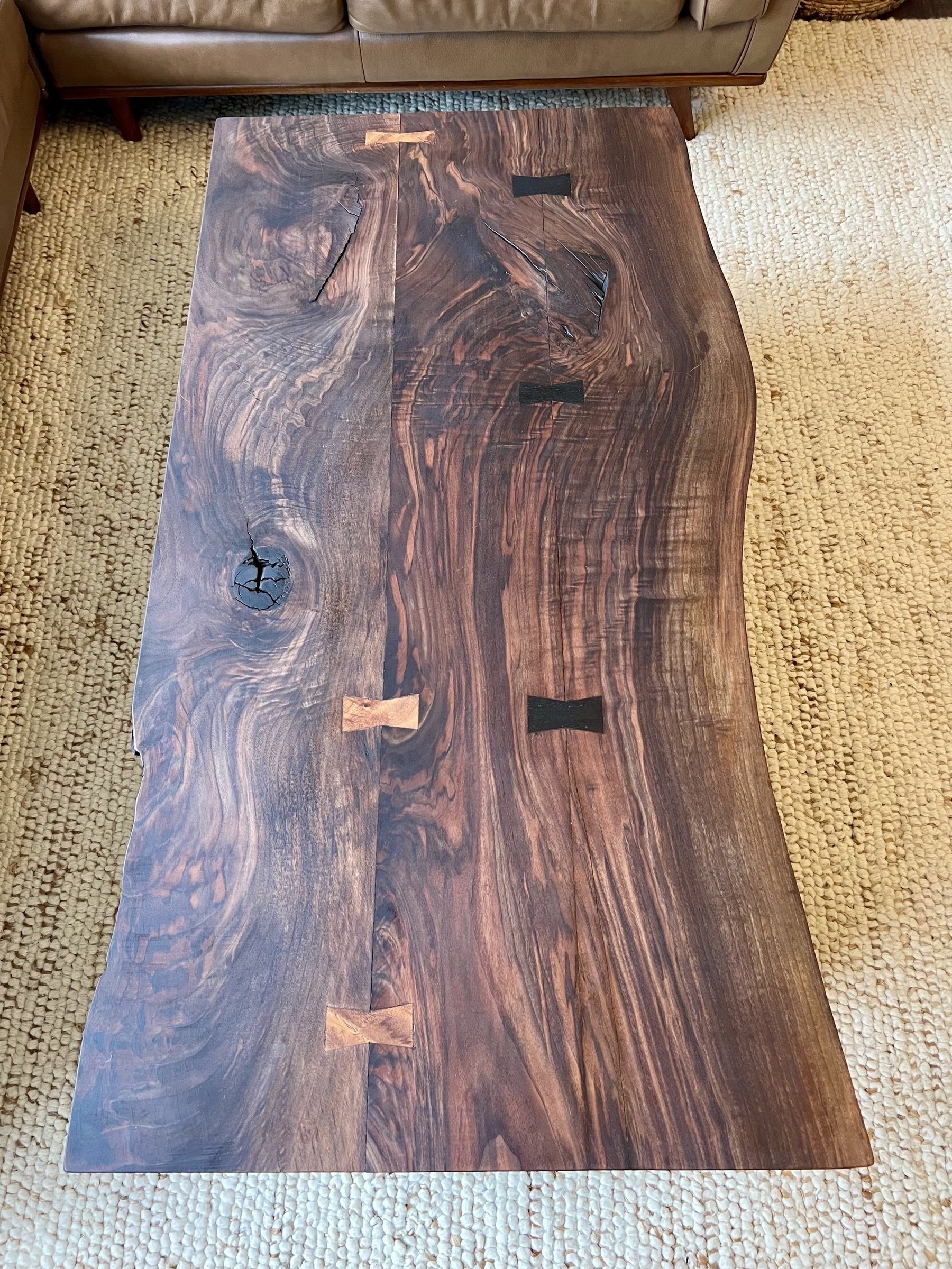 Live edge coffee table
